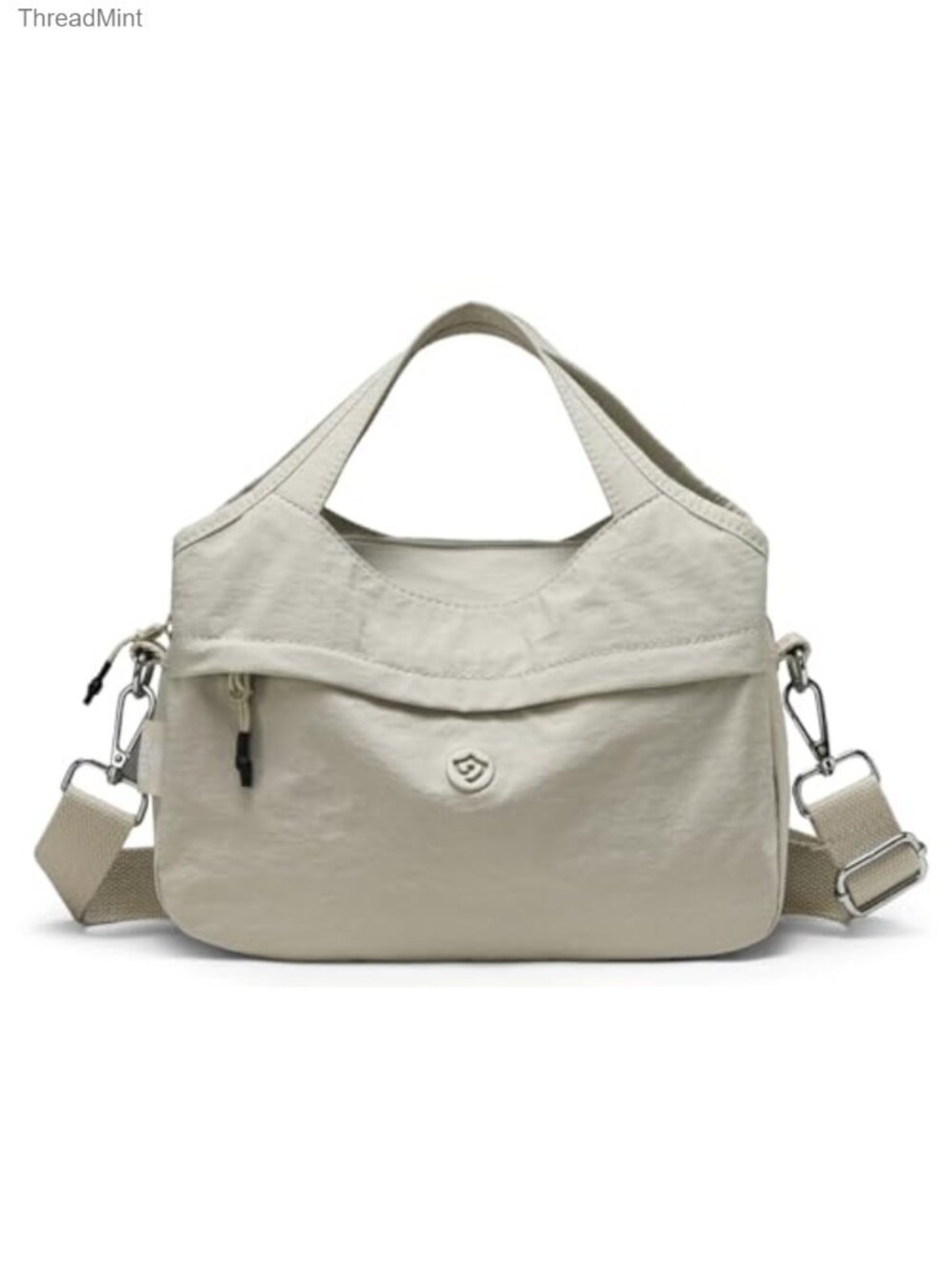 Nylon Crossbody Bag Women Top-Handle Bowler Shoulder Tote Hobo Purse